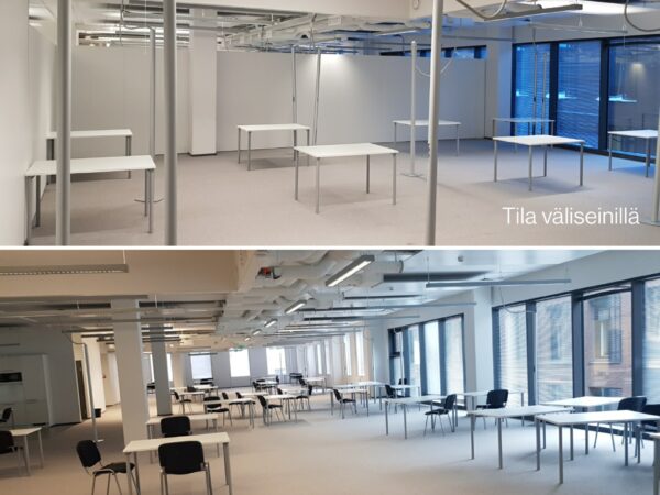 Väliaikaiset koulutustilat